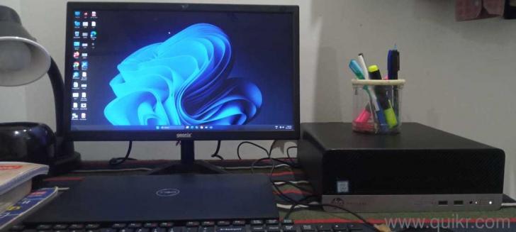 HP Computer With 16GB Ram, i5 8th Gen, 256SSD With Monitor