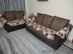 3+2+1+1 Brown Sofa set in Good Condition