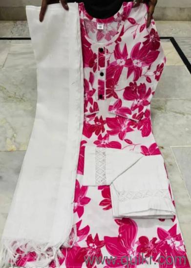 New Designer Kurti Pant Set with Dupatta - Unused/Fresh Stock   - New(2)