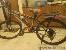 Leader Beast gear bicycle with carrier + 1 free new lock 