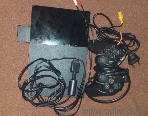 PS2 SLIM BLACK CONSOLE