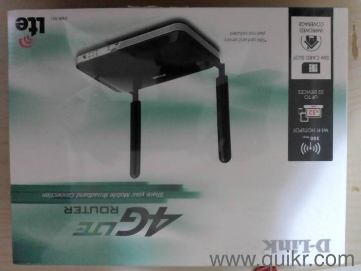 dlink 4g sim based router unboxed