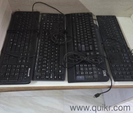 Assorted keyboard (100-150rs), excellent condition.RX300 ncomputing (4000/- per piece), 18 to 27  monitors ( 2500), cables