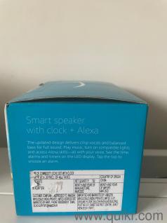 Amazon Echo Dot with Clock 4th Generation(1)