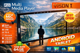 VISON T P13 Android Car Dashboard Screen 4GB RAM 64GB ROM