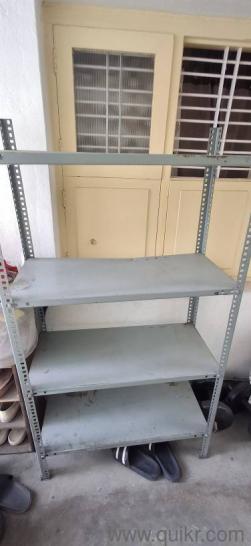 Heavy Duty 4-Shelf Metal Storage Rack / Slotted Angle Rack | Bangalore ...