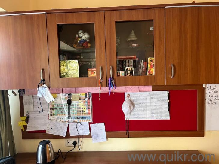 Overhead Storage Study Table Study table with overhead books cabinet | Pune | Quikr