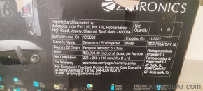 Zebronics Projector Android Pixa play 16