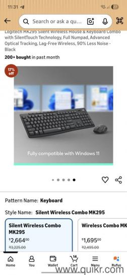 Logitech Keyboard Mouse(2)