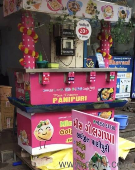 fancy panipuri cart Automatic