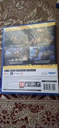 Marvel wolverine disk for ps5(1)