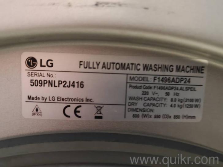 LG fully automatic washing machine(2)