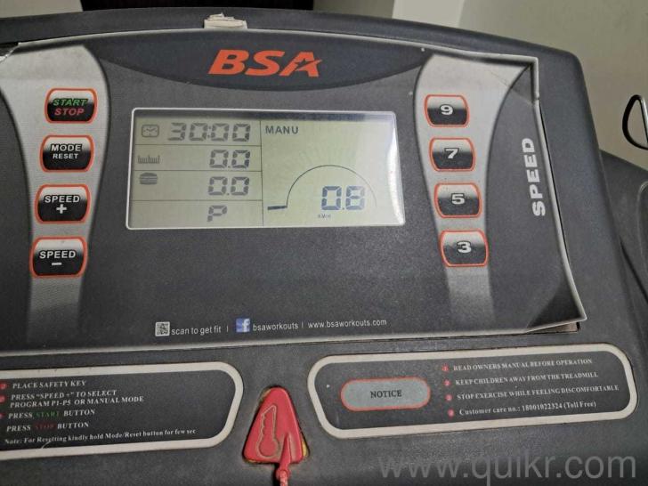 BSA TX001 Motorized Treadmill Delhi Quikr