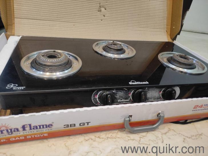 Sunflame 3 Burner Gas Stove with Glass Top Mumbai Quikr