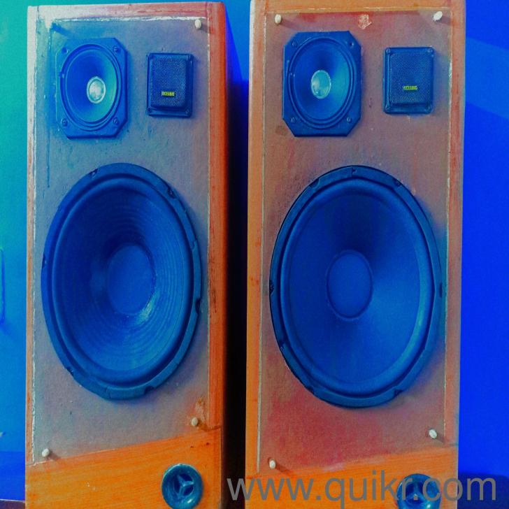 Mini DJ 2 ColumnTwo subwoofer Bass speaker 25 inch height 10 inch