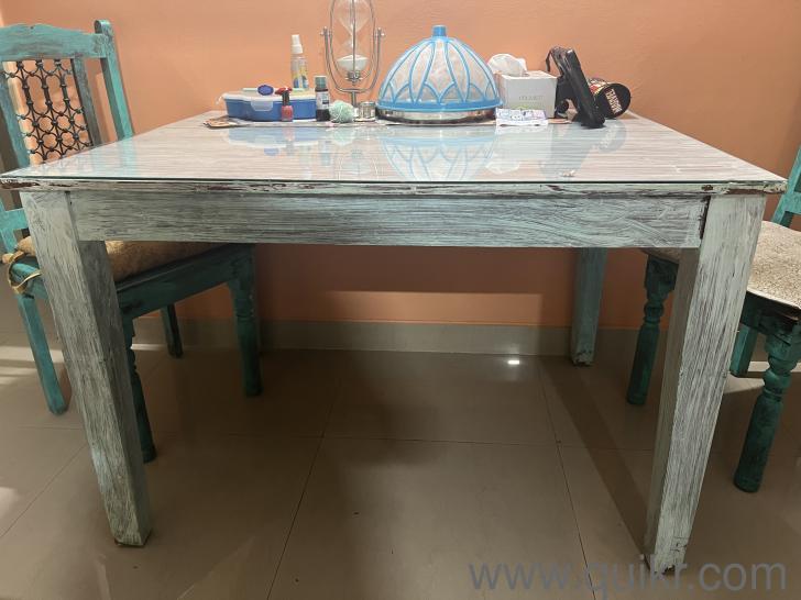 Sheesham dining table with chair and a stool Bangalore Quikr