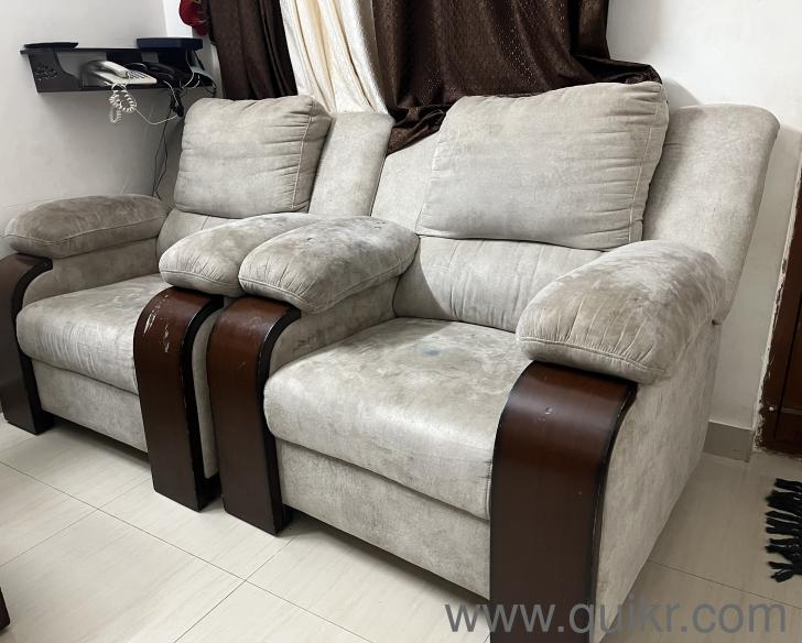Two single sofas with teak wood frame available Bangalore Quikr