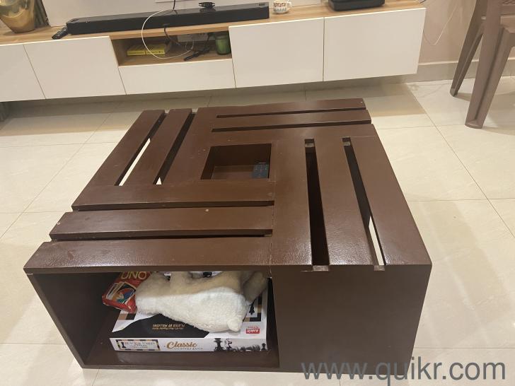 Solid wood Royal oak coffee table with storage Bangalore Quikr