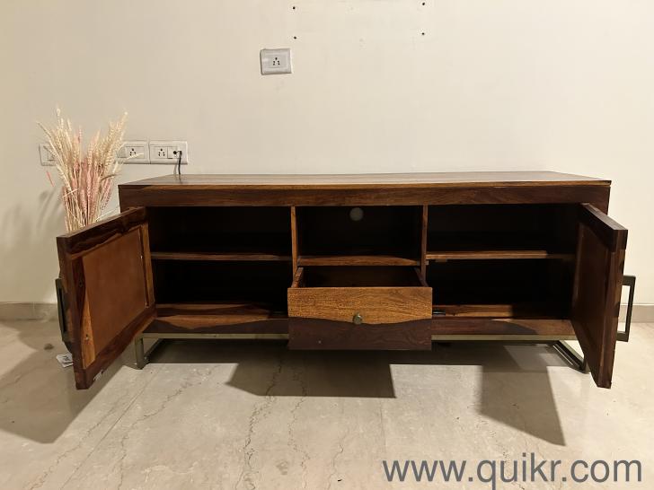 Tv unit, almost new, pure sheesham wood Mumbai Quikr