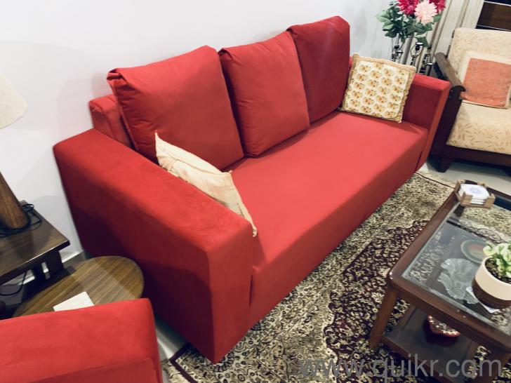 Red Velvet Sofa Set Brand New Noida Quikr