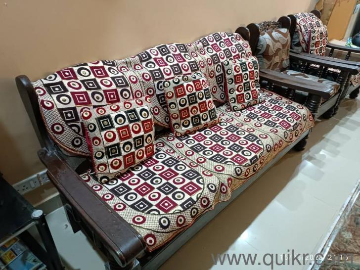 wooden sofa set 5 seater Ghaziabad Quikr