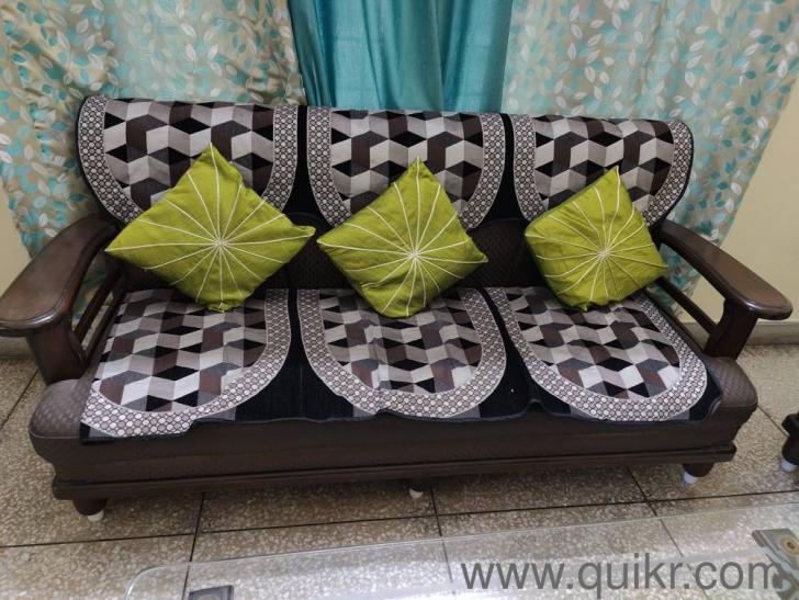 sofa set 3+1+1 seater, teakwood made Dehradun Quikr