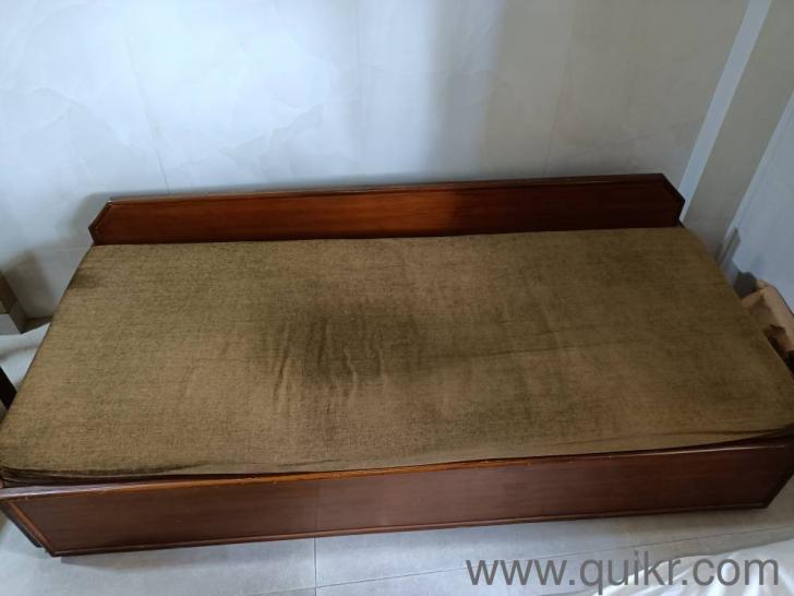 pull out wooden sofa cum bed with storage Mumbai Quikr
