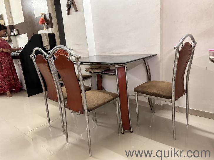 Dining table with glass top Vadodara Quikr