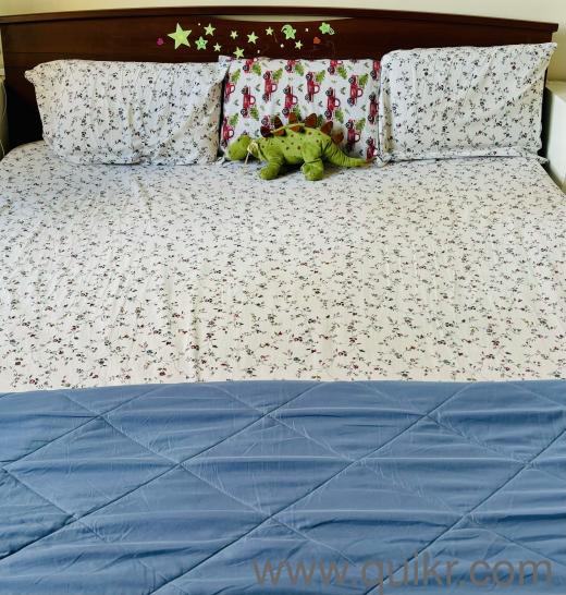 King Size Solid wood style Spa bed with sleepwell 6 inch mattress