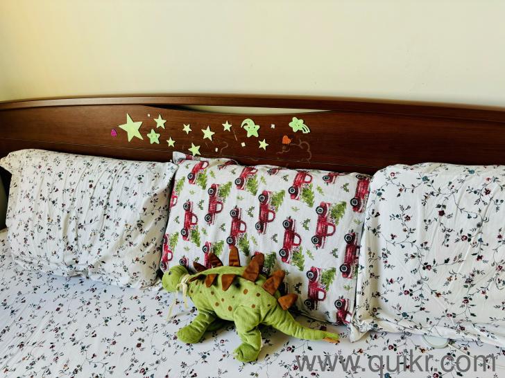 King Size Solid wood style Spa bed with sleepwell 6 inch mattress