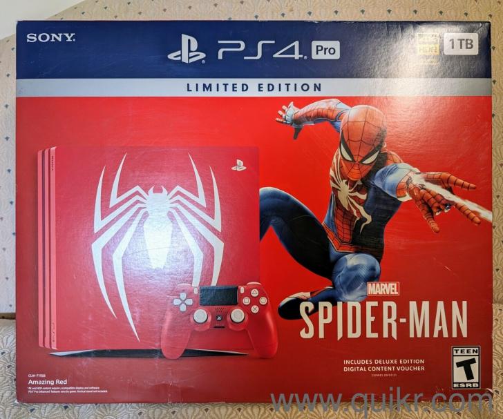 Sony PlayStation 4 Pro 1TB SpiderMan Limited Edition Console Chennai