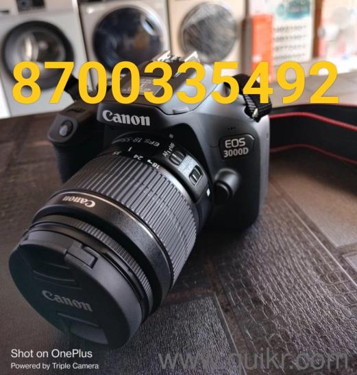 Canon EOS 3000D DSLR Camera 1 Body, 18 55 mm Lens 8700335492