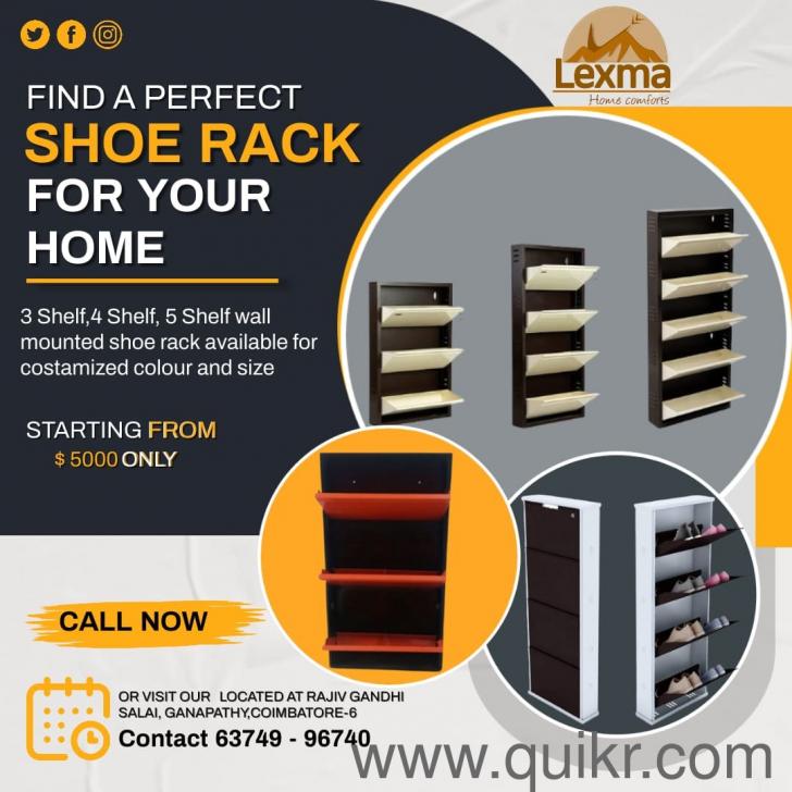 metal shoe rack with wall mounted | Coimbatore | Quikr