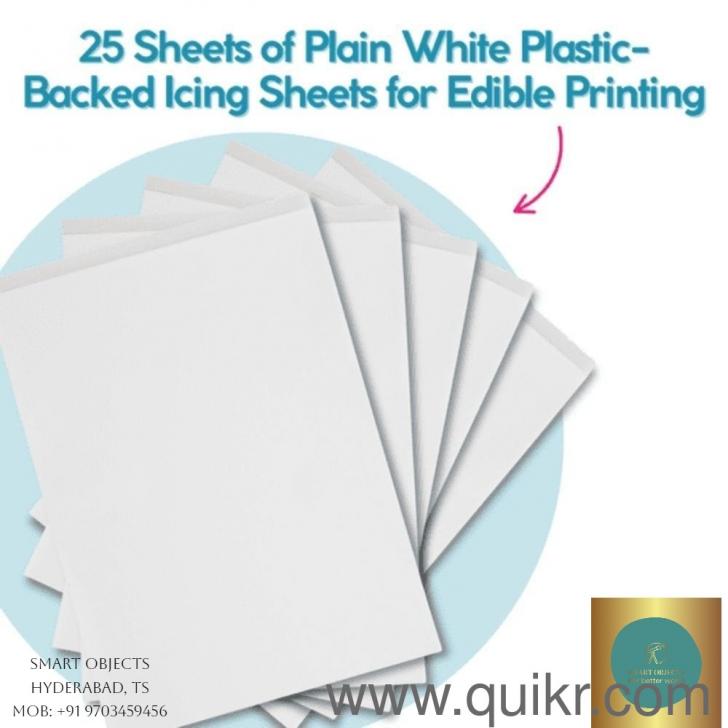 1 A4 SIZE ICING SHEETS FOR EDIBLE PHOTO CAKE PRINTER 25 SHEETS At Low 1-a4-size-icing-sheets-for-edible-photo-cake-printer-25-sheets-at-low