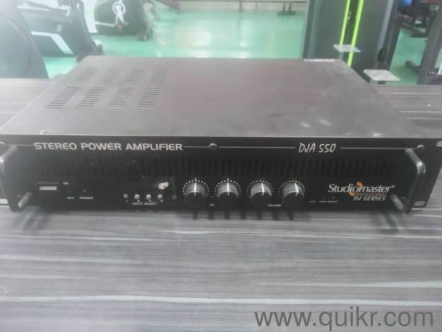 Studio Master Power Amplifier model no :- DJA 550