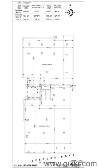 5700 Sq. ft Office for Sale in Bangur, Kolkata
