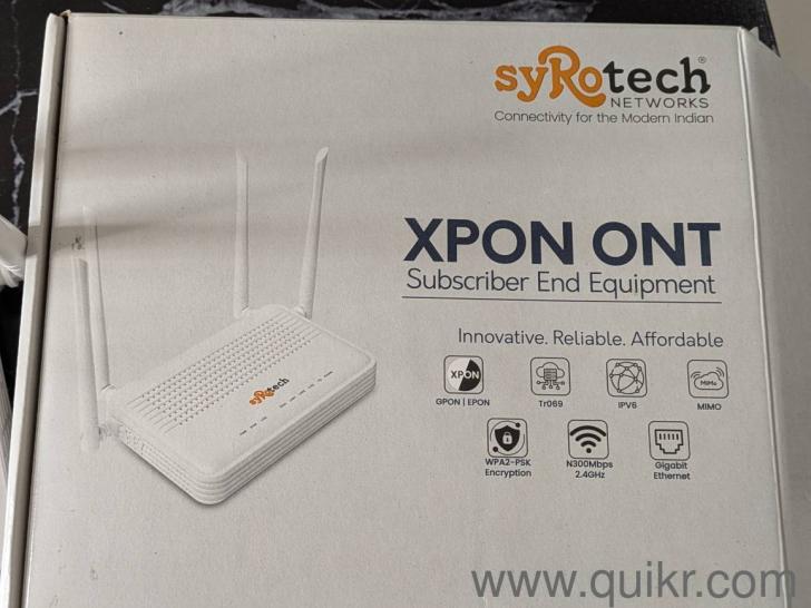 Syrotech Dual Band XPON ONT with 4 Antenna Wireless Router SY GPON 2010-WADONT