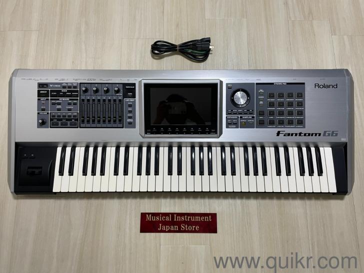 Roland Fantom G6 61-Key Keyboard Synthesizer Music Workstation with Power Cable(3)