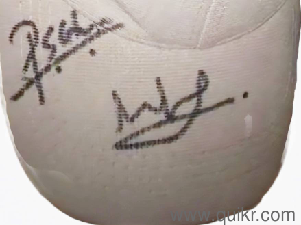 IPL Signed Cap - Autographed by Cricketers Ramakrishna Ghosh & Mayank Agarwal Limited Edition