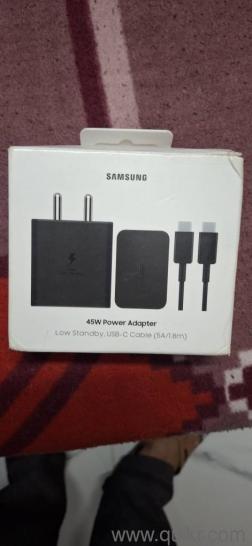 Samaing original 45w type C charging adaptor and cable( one new and one 6 month old)(1)