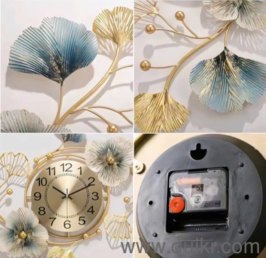 Elegant 3D Flower Wall Clock with Free Shipping.(3)
