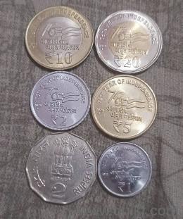 Rs.20/- , 10/- ,5/-, 2/-, & 1/- coin for selling