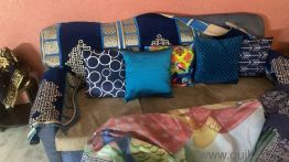 Sofa sets, dinning table, crockery cabnit(4)