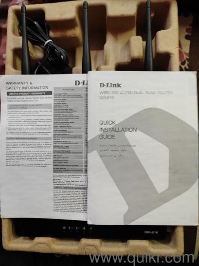 D Link Wireless AC750 Router (Almost New) in just Rs.801.(1)