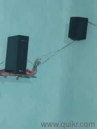 LG 4.1 channel home theatre system with soundbar with warrenty card(1)