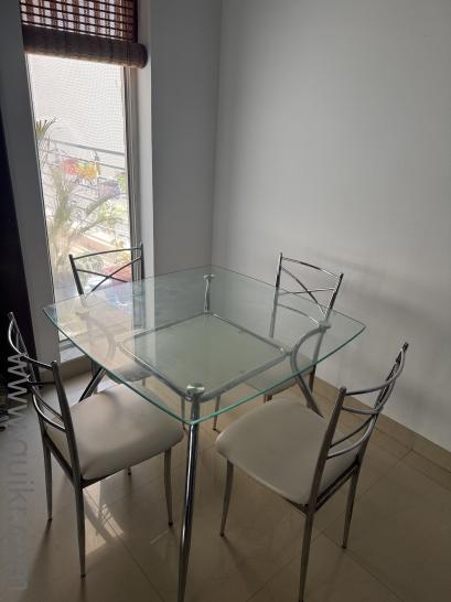 4 seater Dinning Table with chairs for sale. Anyone interested please DM