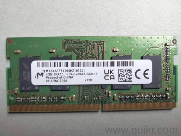 Micron 4 GB SO-DIMM Memory Card (MTA4ATF51264HZ-3G2J1)(1)