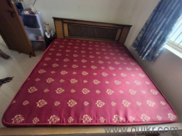 Nilkamal King size cot with mattress in good condition(4)