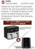 INALSA 2100 W DUAL BASKET SYNC 10L(2)