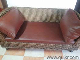 There are 3 double seated sofa and 2 single seated sofa(4)